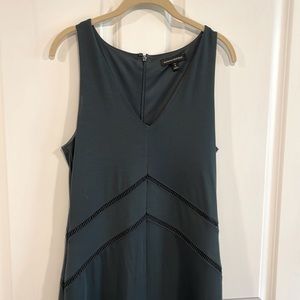Dark green maxi dress